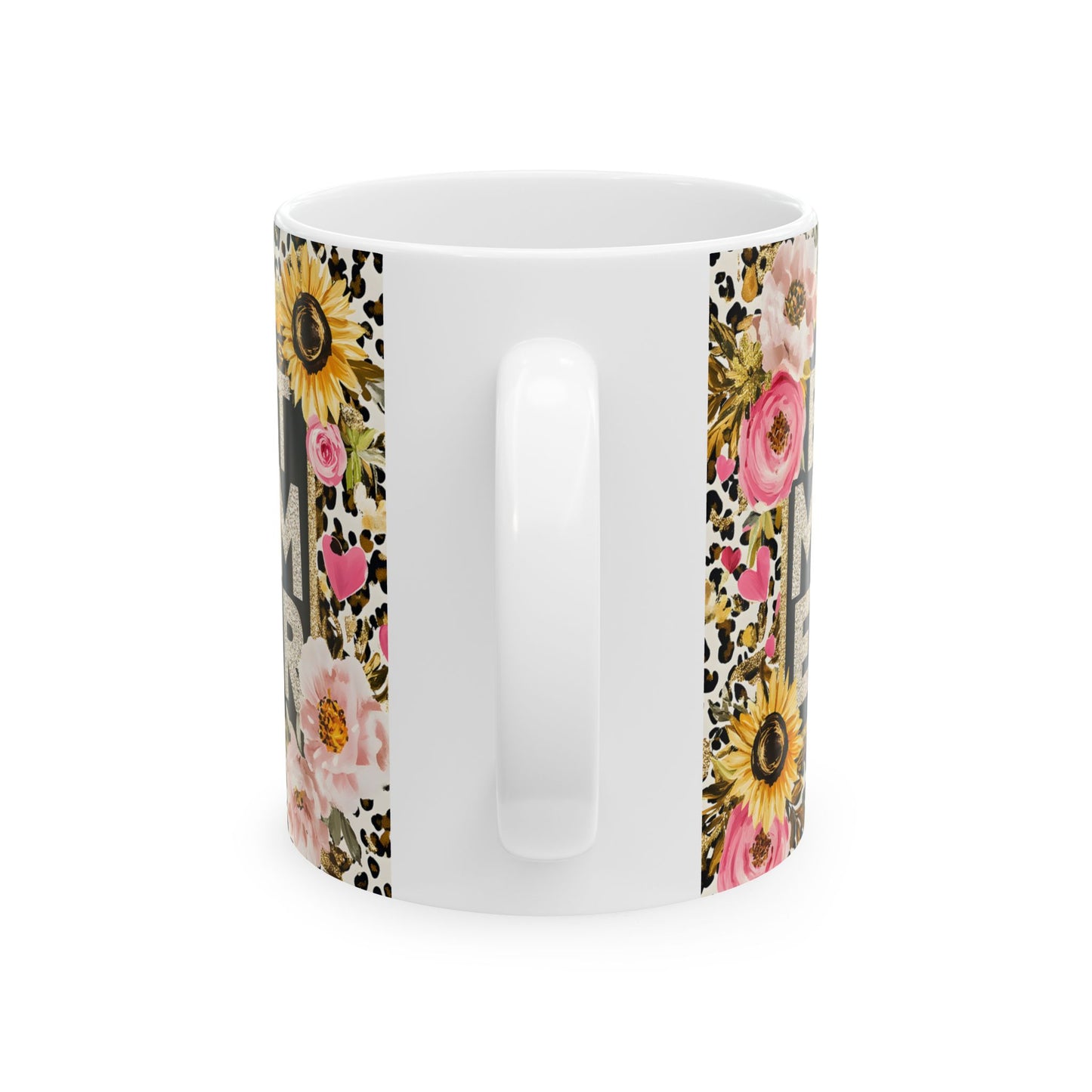 Best Mom Ever Floral Ceramic Mug